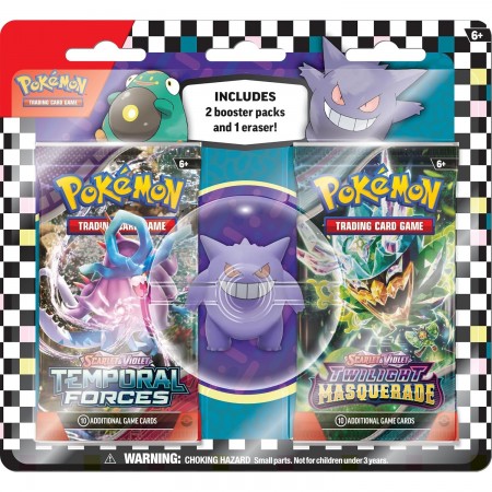 Pokémon Scarlet & Violet Eraser Blister rinkinys (Gengar)